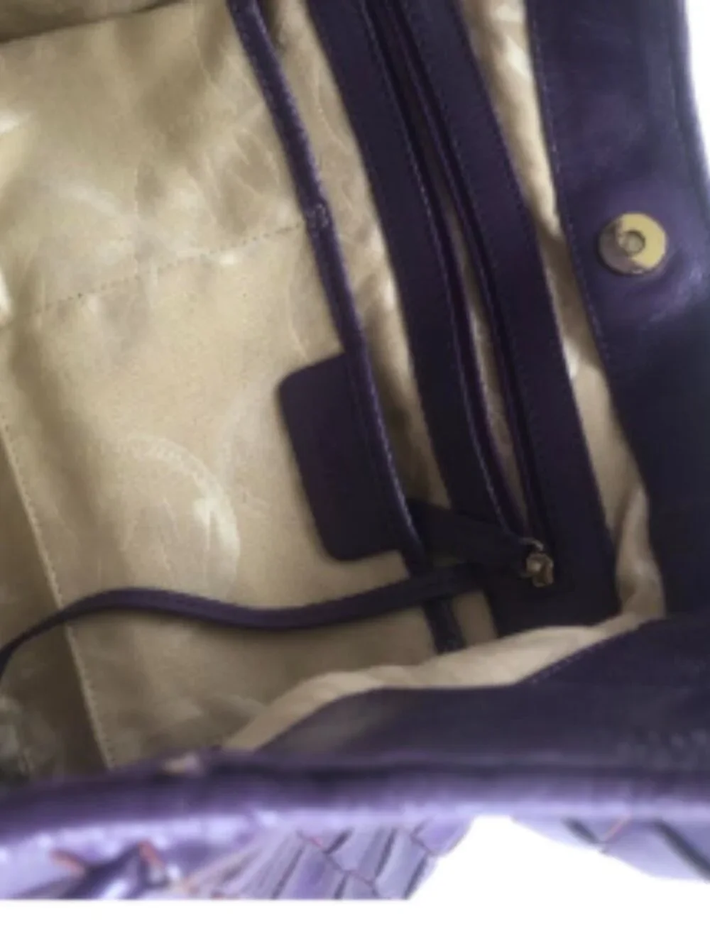 Michael Kors Newbury Hobo  Purple Handbag with dust bag